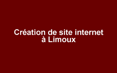 Création de site internet à Limoux