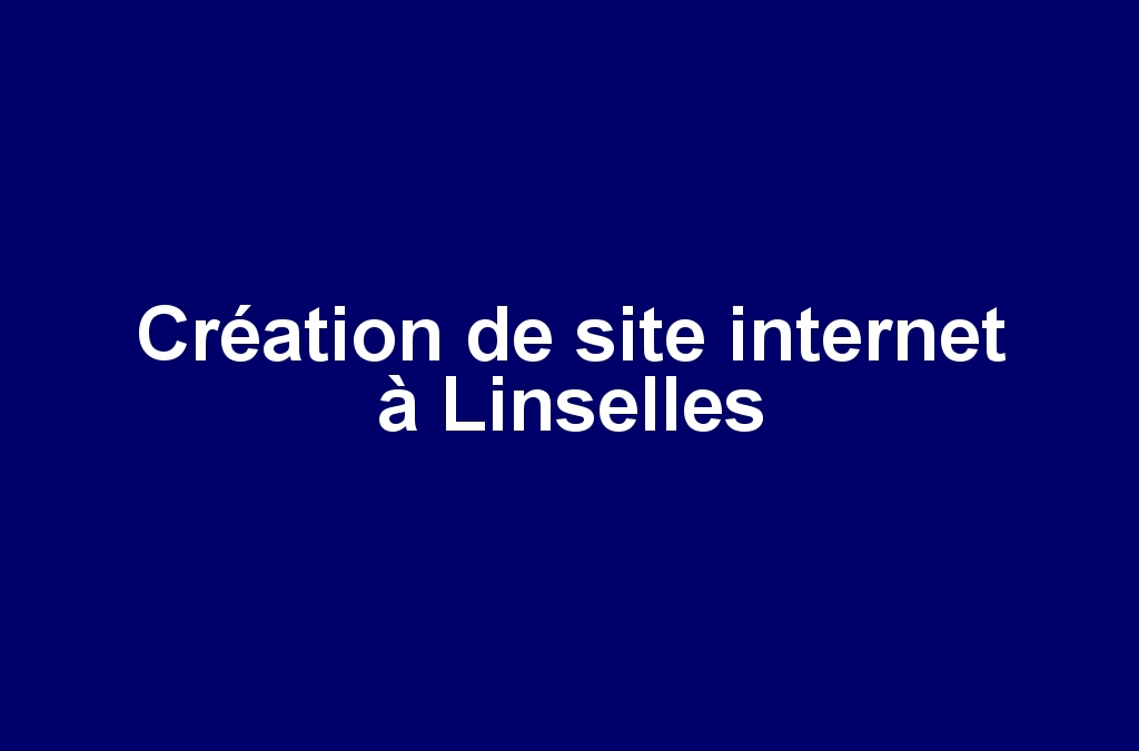Création de site internet à Linselles