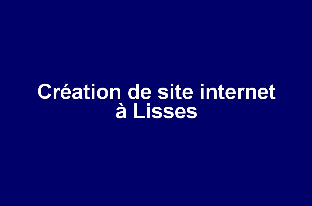 Création de site internet à Lisses