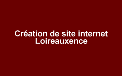 Création de site internet Loireauxence