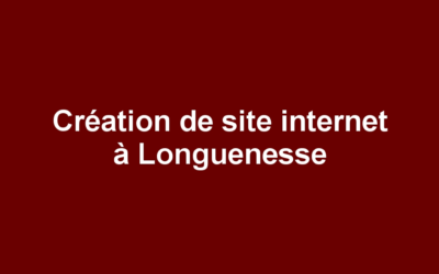 Création de site internet à Longuenesse