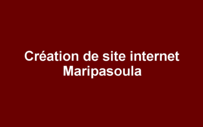 Création de site internet Maripasoula