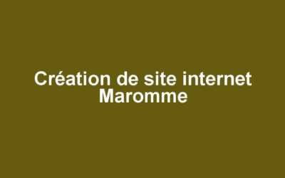 Création de site internet Maromme