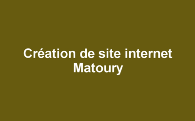 Création de site internet Matoury