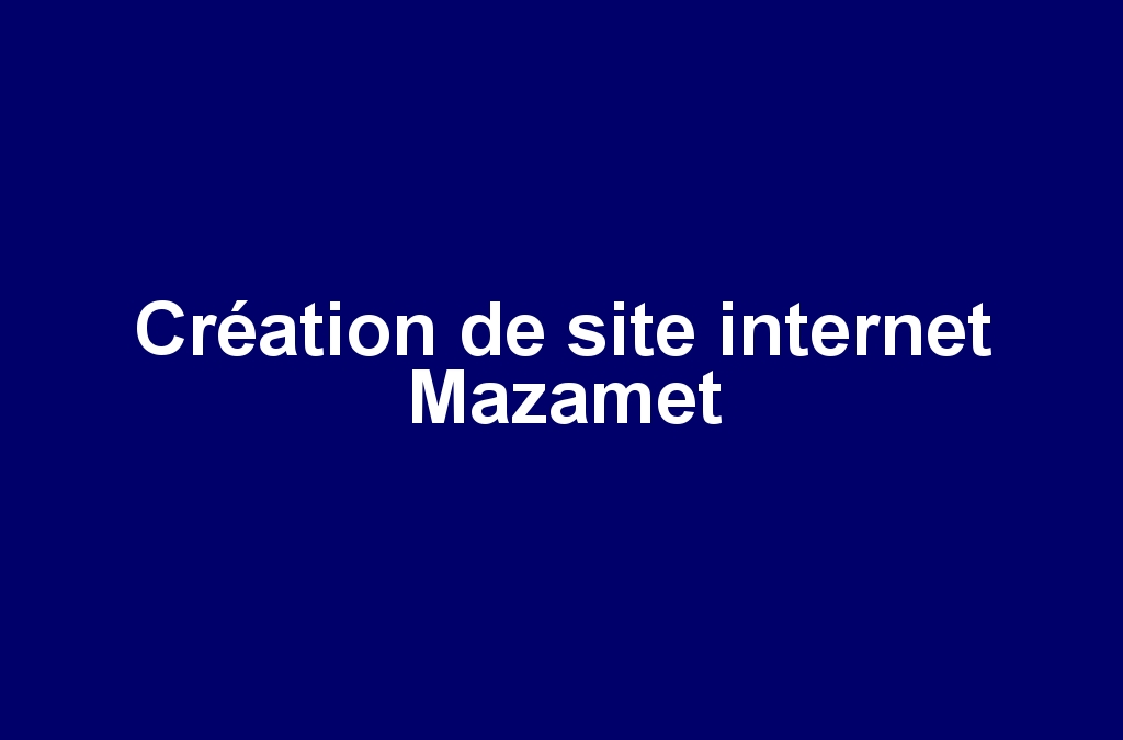 Création de site internet Mazamet