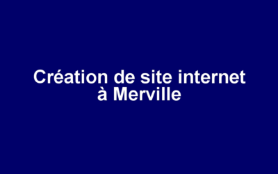 Création de site internet à Merville