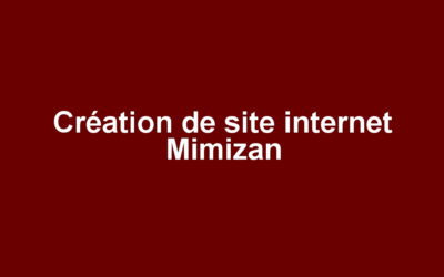 Création de site internet Mimizan