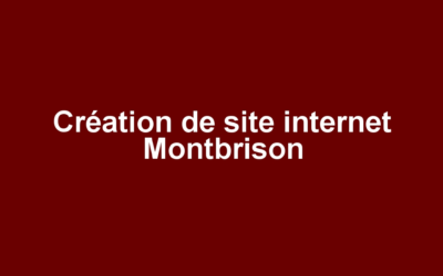 Création de site internet Montbrison