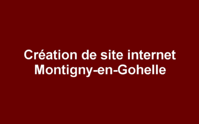 Création de site internet Montigny-en-Gohelle