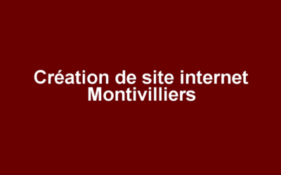 Création de site internet Montivilliers